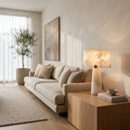 Alabaster Column Brass Table Lamp