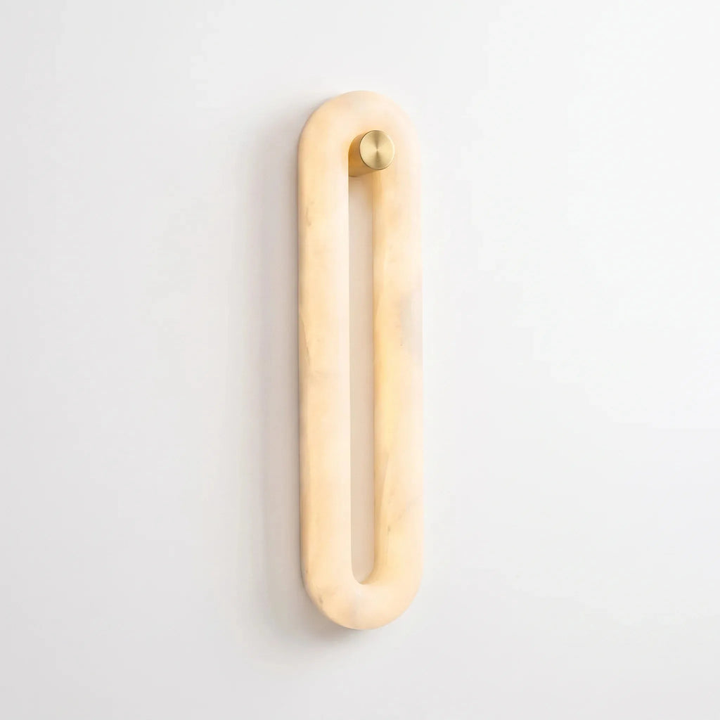 Brass Loop LED Wall Light