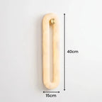 Brass Loop LED Wall Light