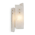 Curved Panel Alabaster Wall Light