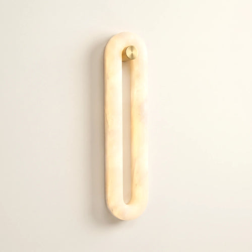 Alabaster Loop LED Wall Light