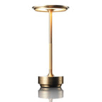 Aluminium cordless table lamp, Gold