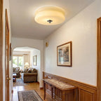 Art Deco flush ceiling light in a room