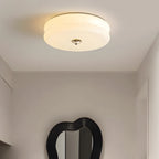 Art Deco flush ceiling light in a room