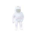 Astronaut cordless table lamp in white resin, unlit, front view