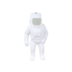 Astronaut cordless table lamp in white resin, unlit, front view
