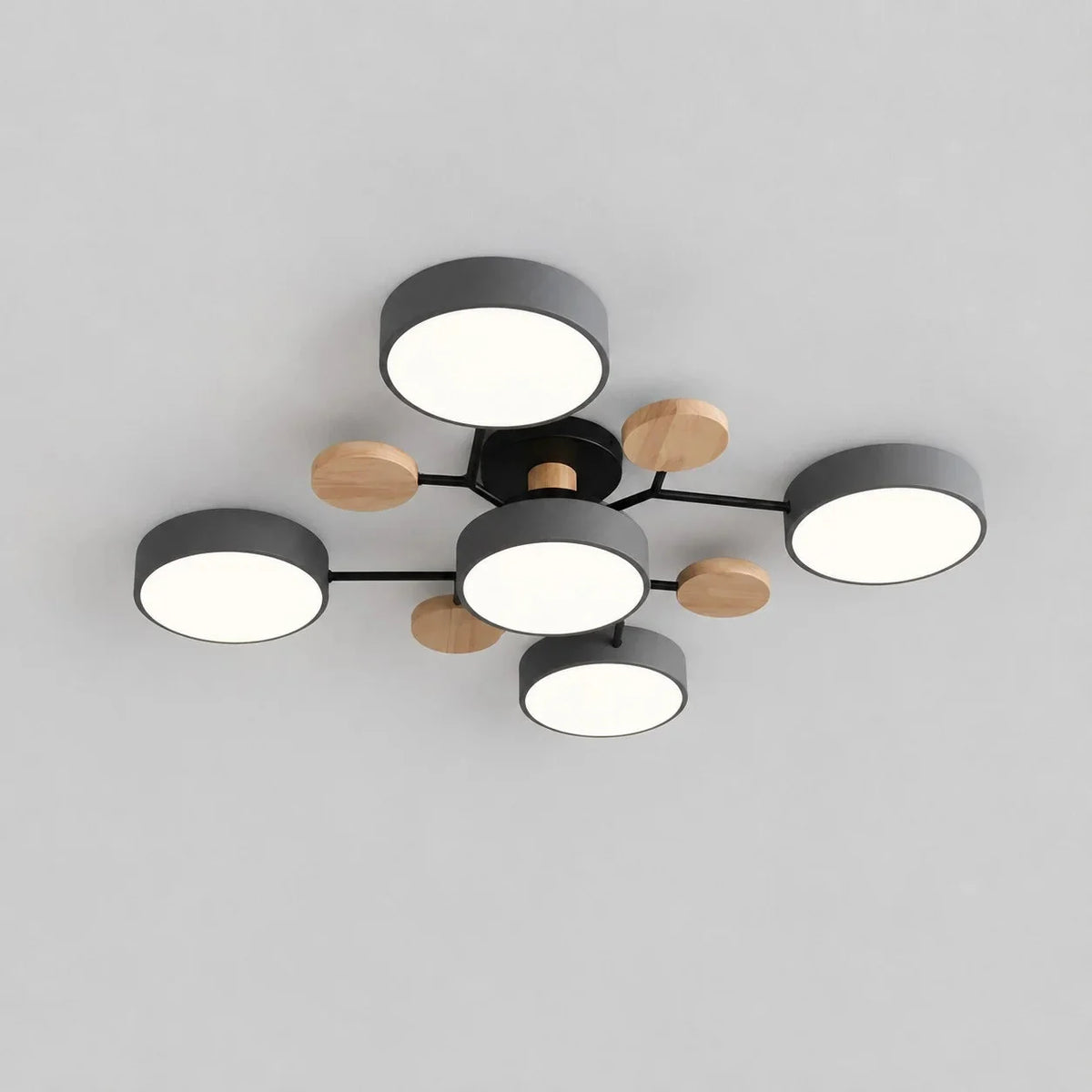 Branched LED ceiling light