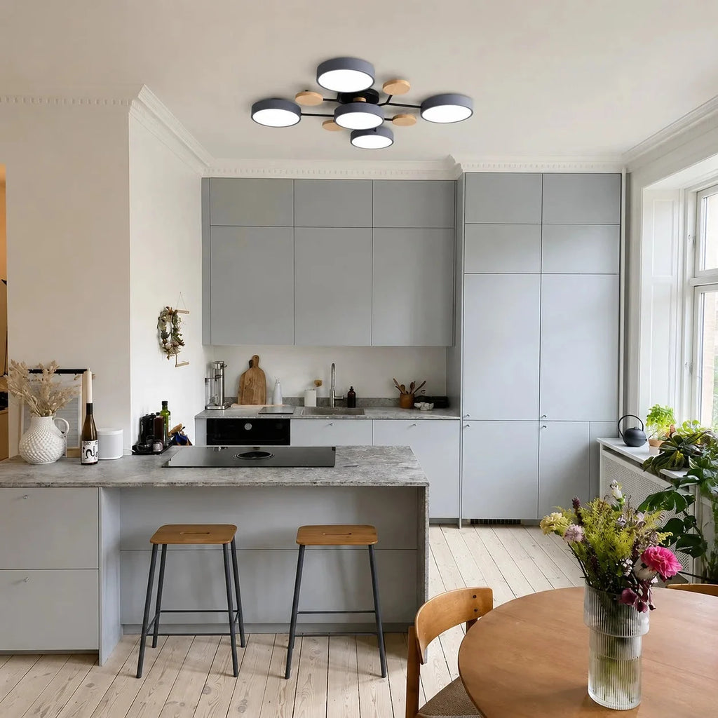Branched LED ceiling light