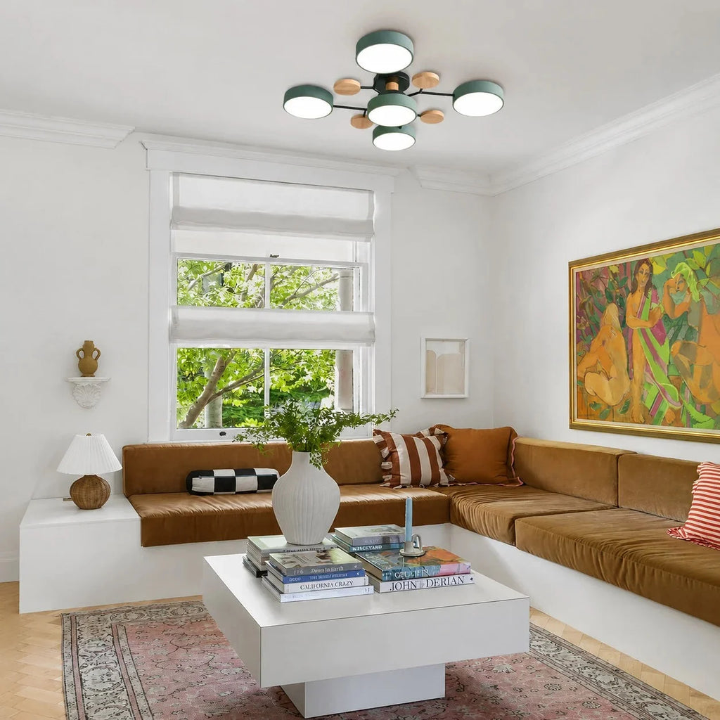 Branched LED ceiling light