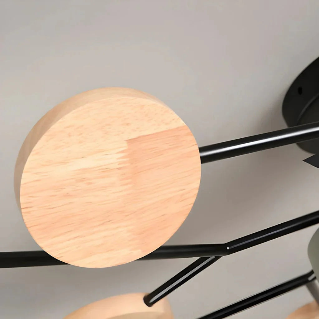 Branched LED ceiling light