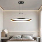 Circular LED ring pendant light