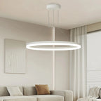 Circular LED ring pendant light