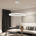 Circular LED ring pendant light