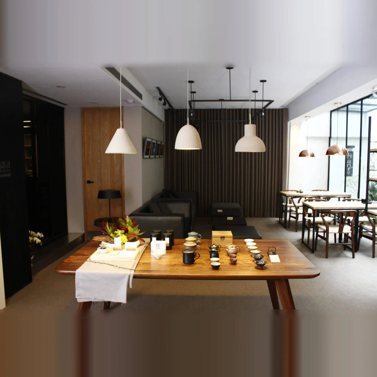 Above a Long Table