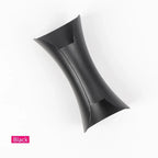 Curved up and down outdoor wall light, in black