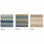 Disc and marble cone LED pendant, pleated disc pattern swatches