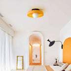 Glass disc ceiling or wall light