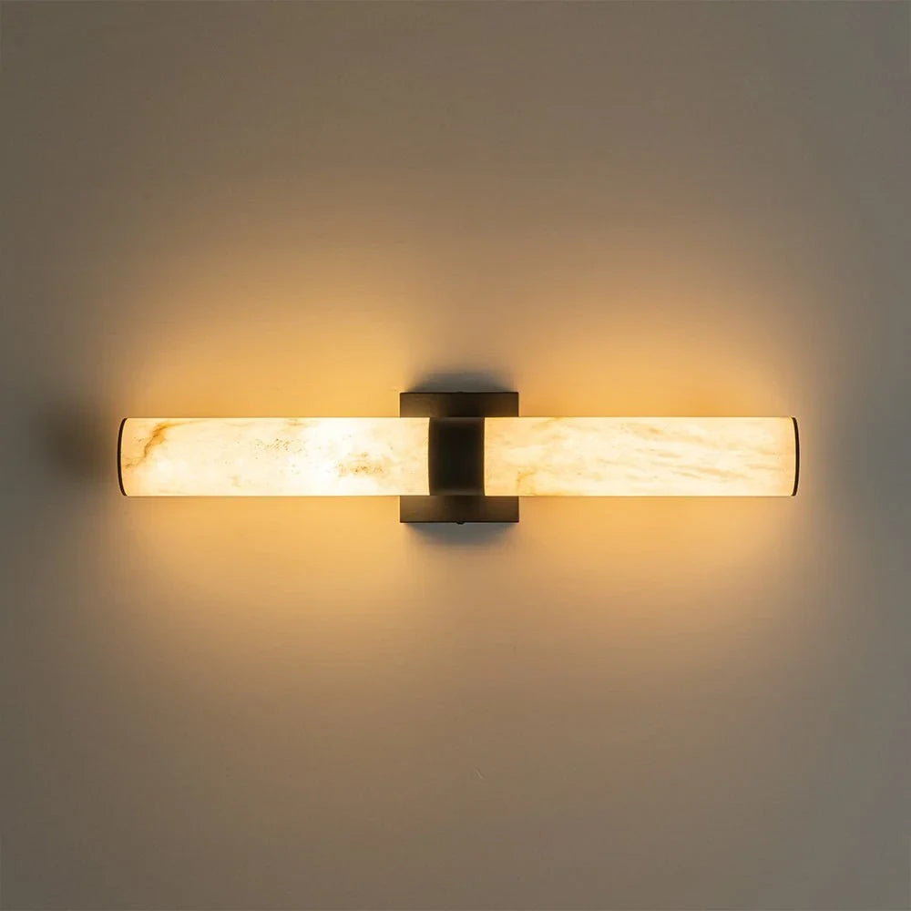 Warm Light Through a Veined Shade