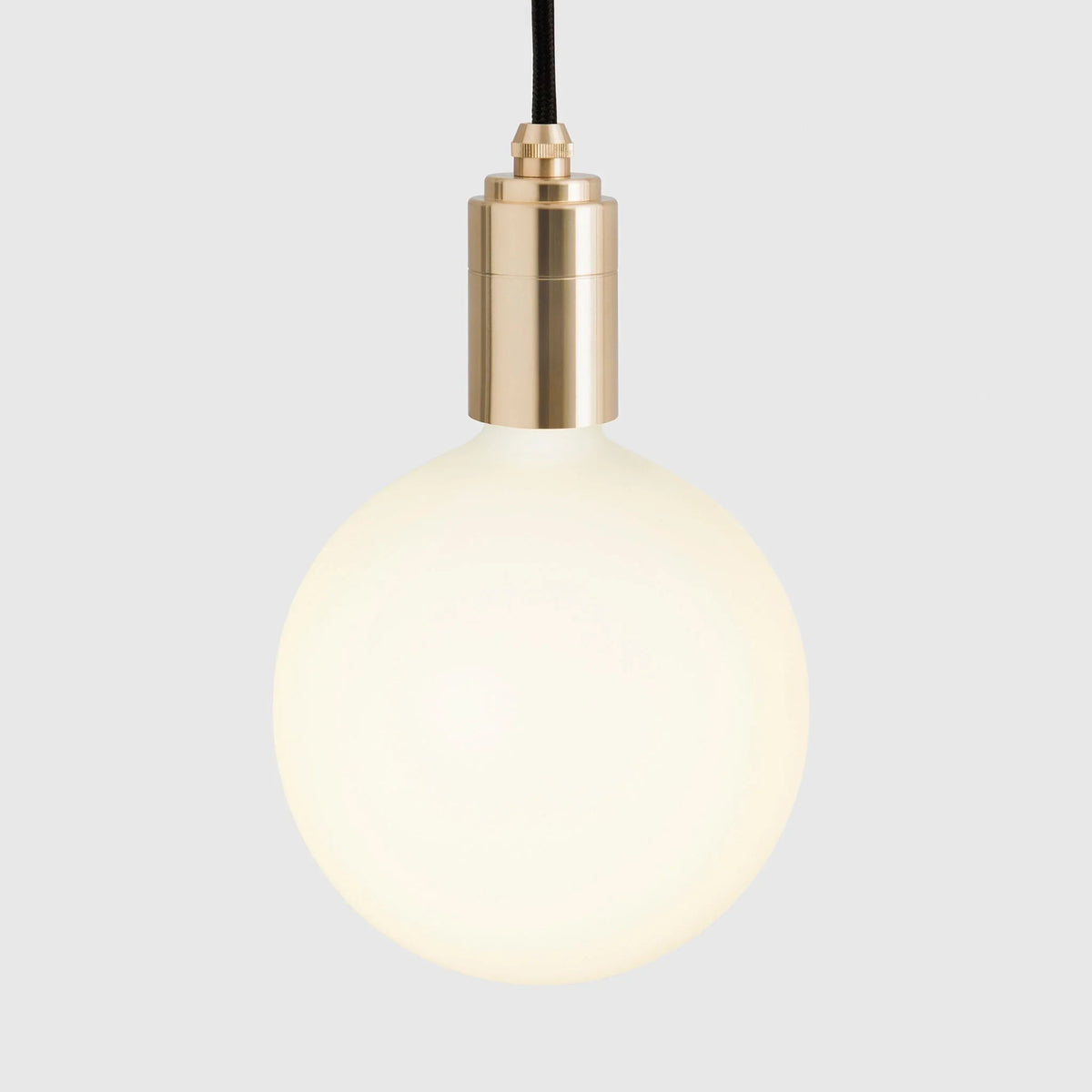 Brass and Opal Glass
