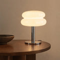 Macaron glass table lamp, White
