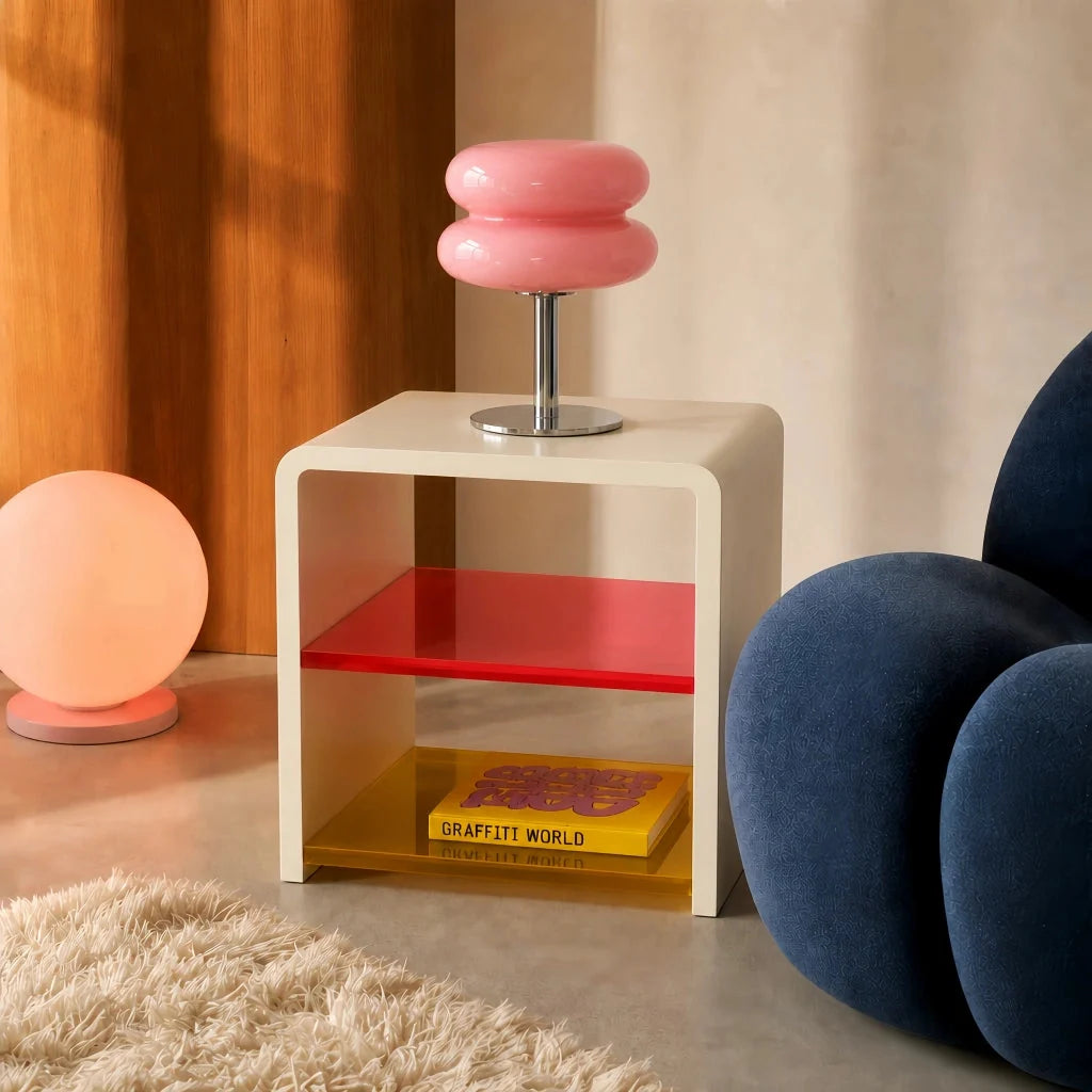 Macaron glass table lamp