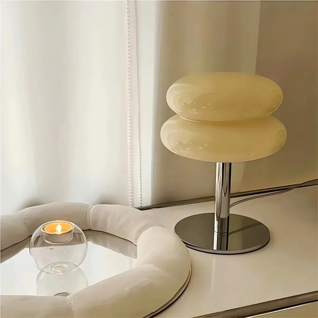 Macaron glass table lamp