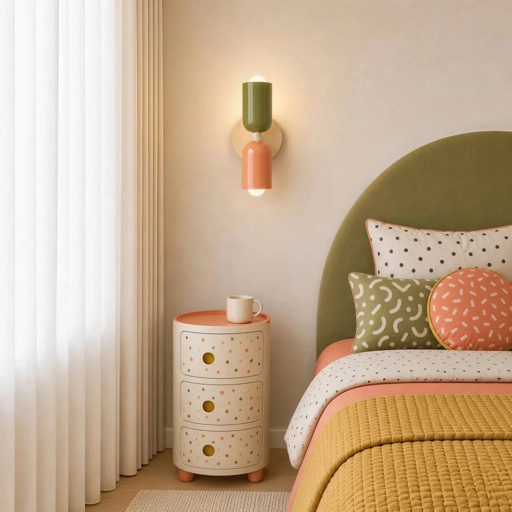 Macaron up and down wall light