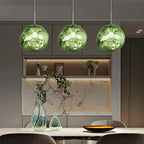 Molten glass pendant light