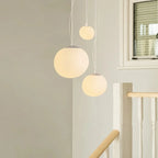 Pebble glass pendant light
