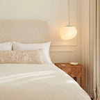 Pebble glass pendant light