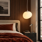 Pebble glass pendant light