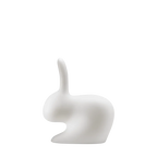 Cordless rabbit table lamp, translucent, side view