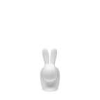 Mini cordless rabbit table lamp, translucent, rear view