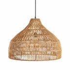 Woven rattan pendant light, Bowl, 30cm