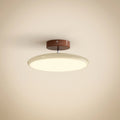Round LED semi-flush ceiling light