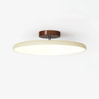 Round LED semi-flush ceiling light