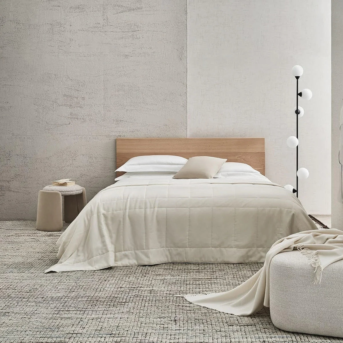 A Soft Glow by the Bed