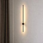 Slim rotating LED wall light