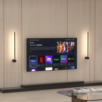 Slim rotating LED wall light