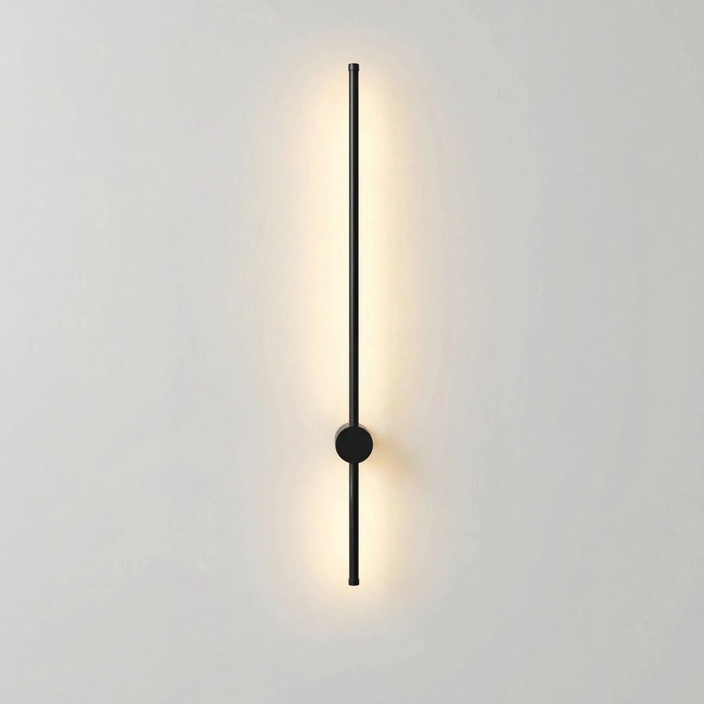Slim rotating LED wall light
