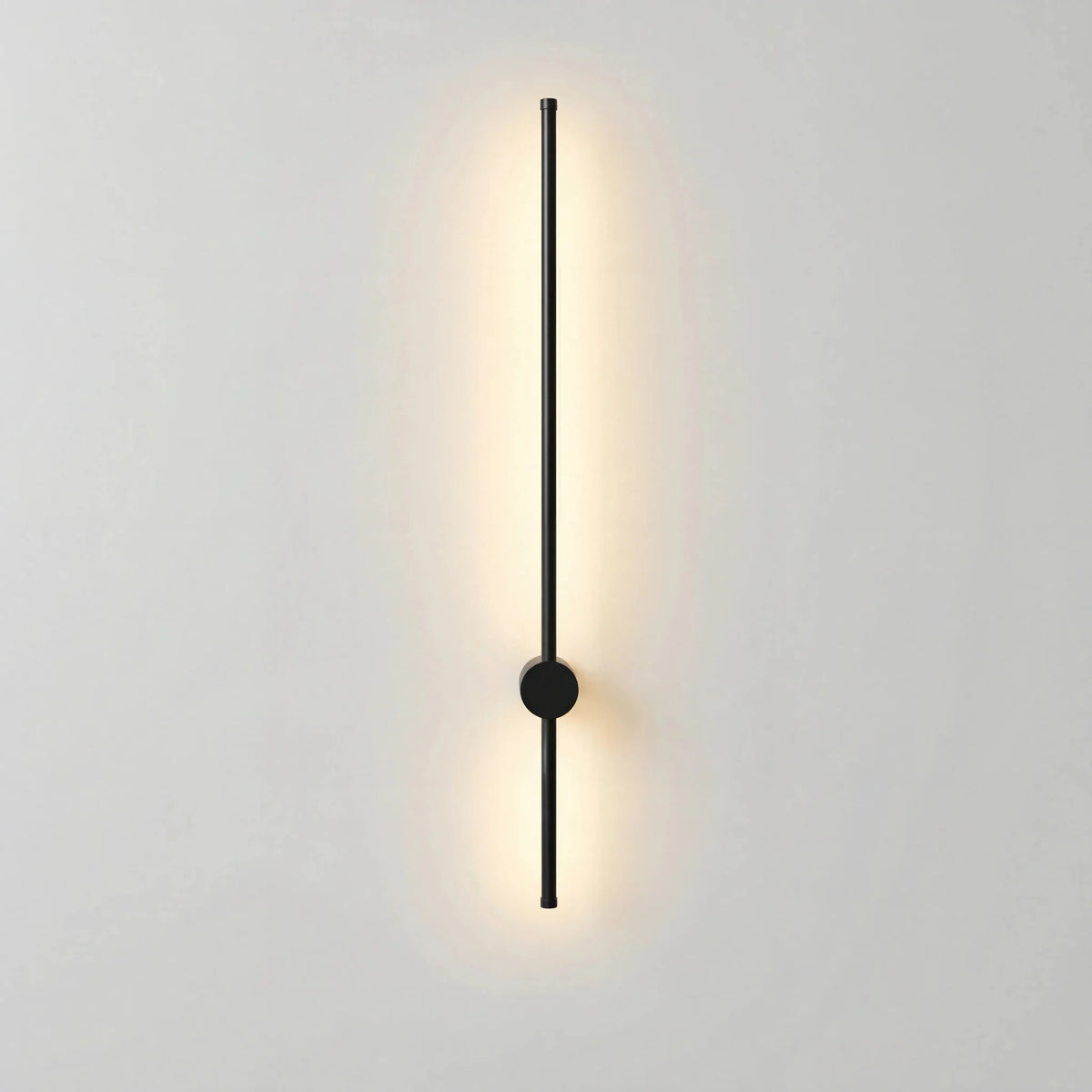 Slim rotating LED wall light
