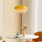 Three-tier disc pendant light