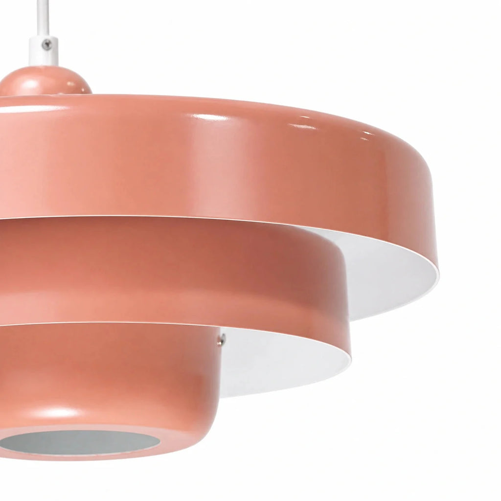 Three-tier disc pendant light