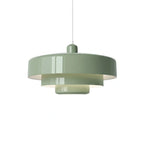 Three-tier disc pendant light