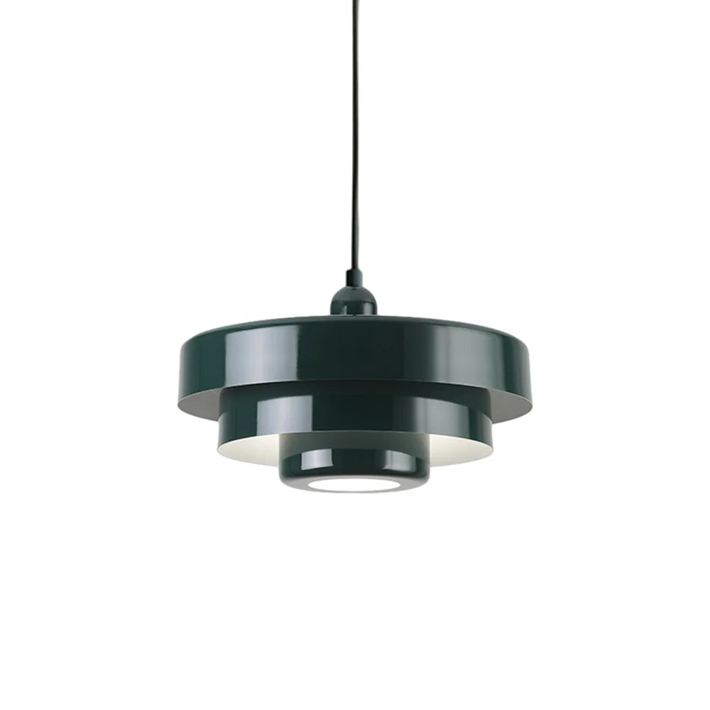 Three-tier disc pendant light