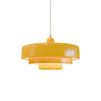 Three-tier disc pendant light