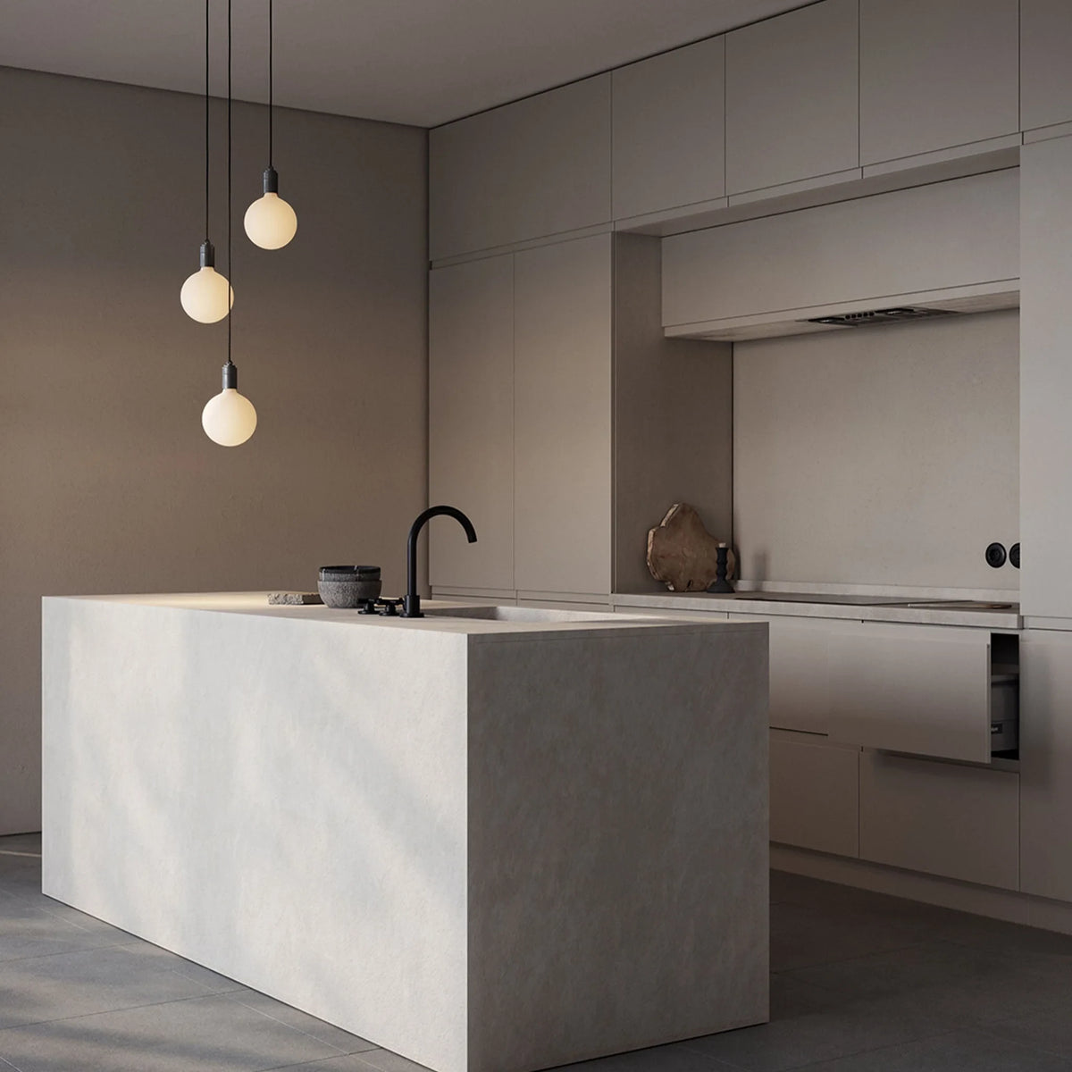 Layered Over a Kitchen Island