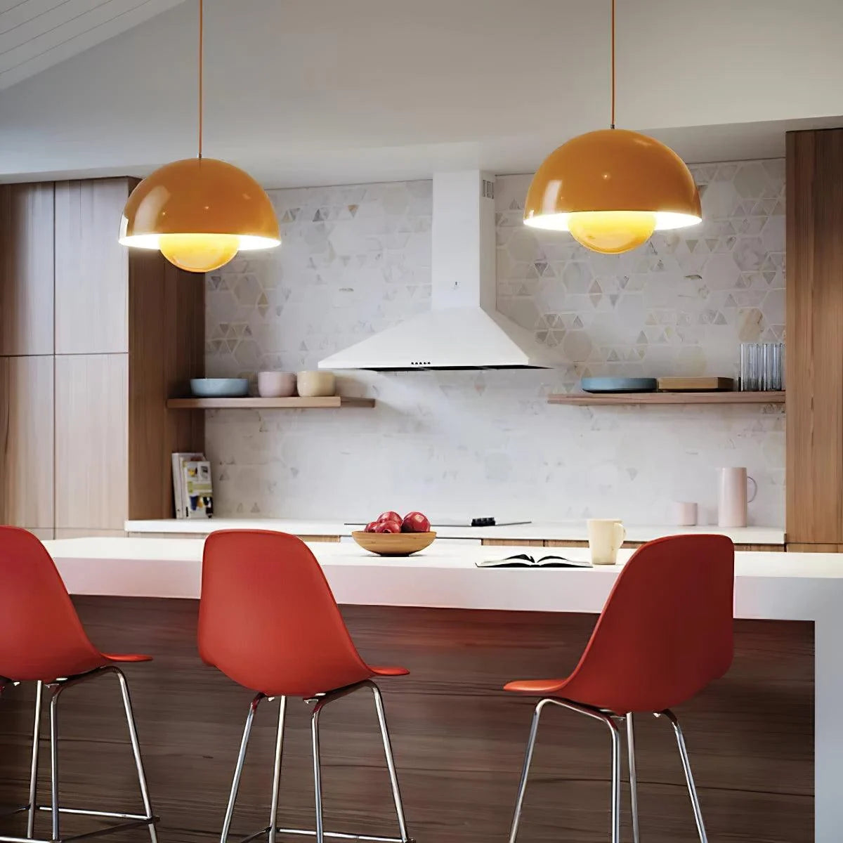 Two-dome pendant light