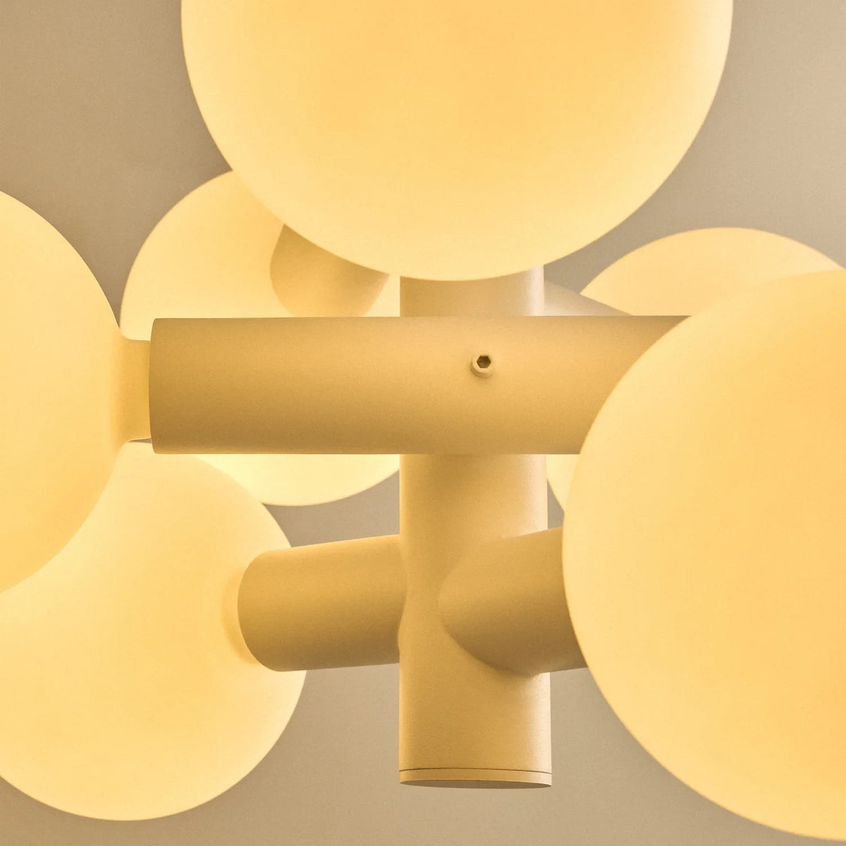 White Steel Cylinders