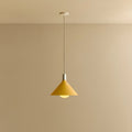 Steel Coolie Pendant, on a plain background